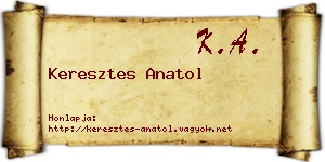 Keresztes Anatol névjegykártya